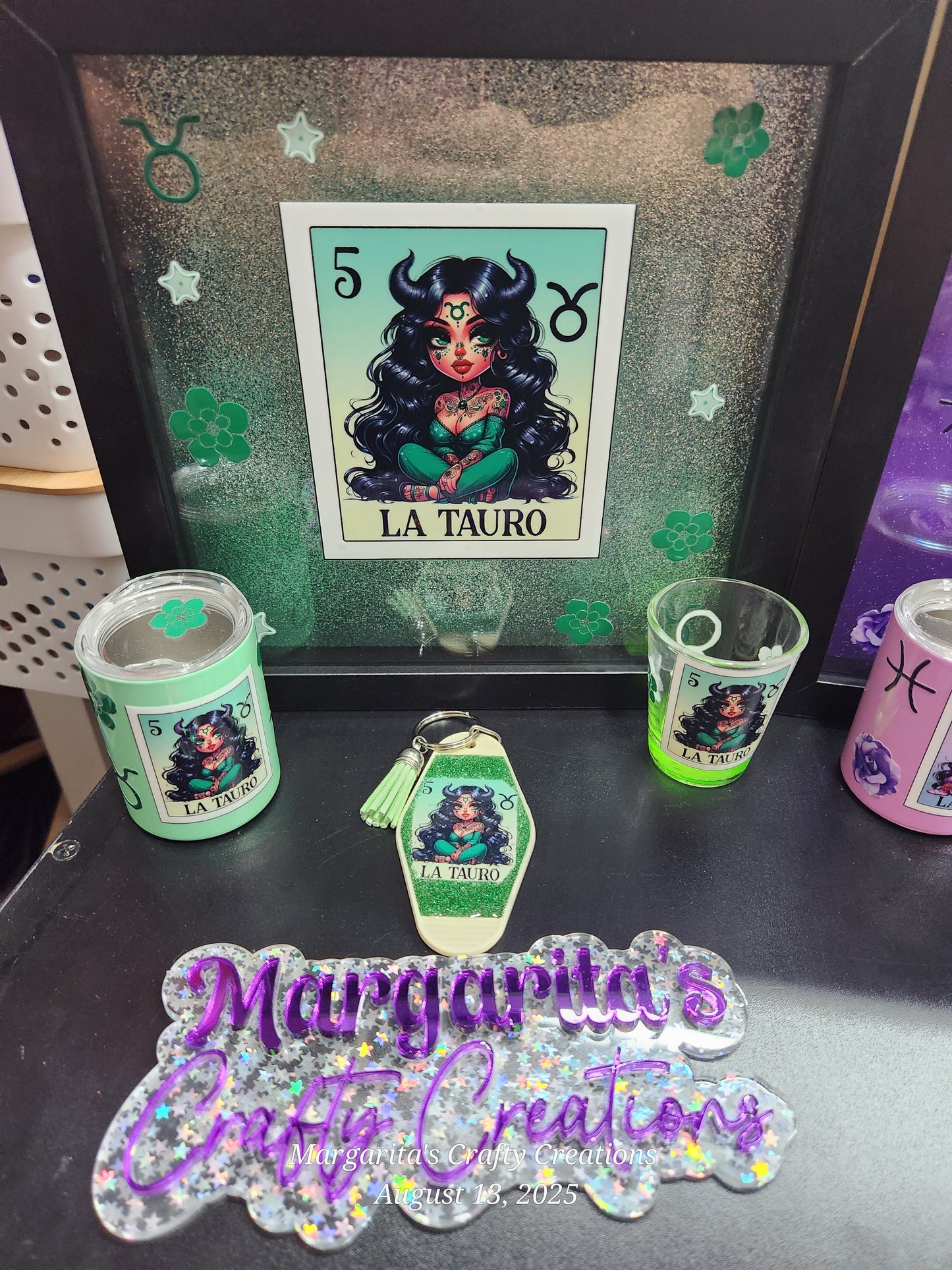 Zodiac Shadow Box Gift Set