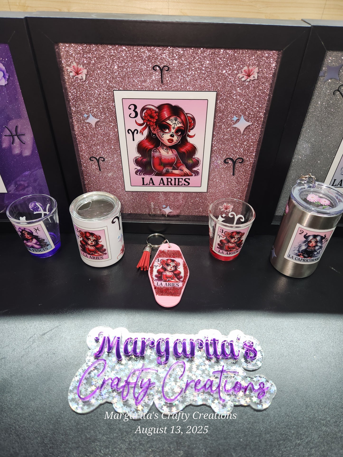 Zodiac Shadow Box Gift Set