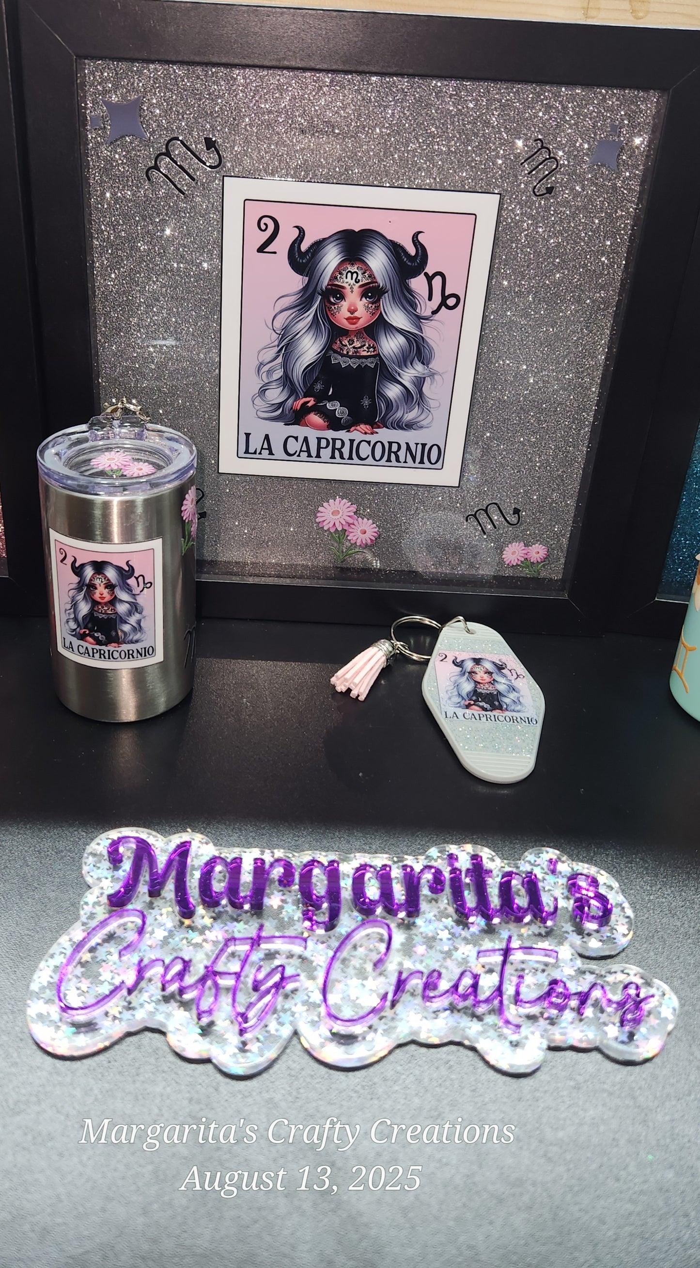 Zodiac Shadow Box Gift Set