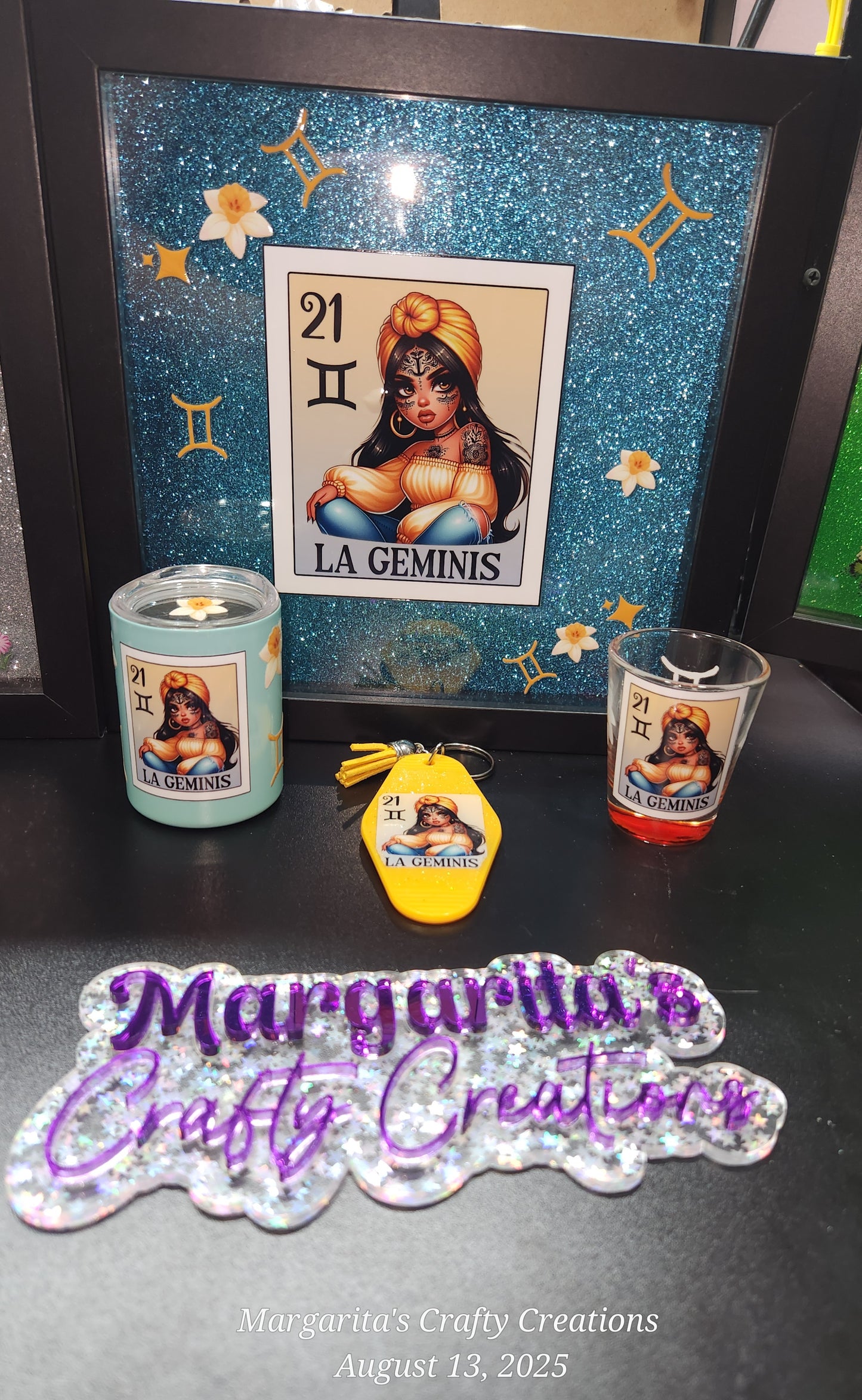Zodiac Shadow Box Gift Set